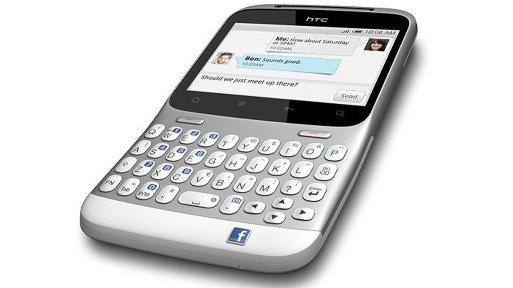 Ilyen volt a HTC Facebook-mobilja. Ránézésre se jósoltunk volna neki sok sikert.