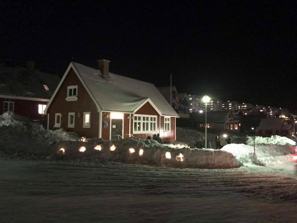 Izland nagykövetségének épülete Grönlandon (Fotó: Facebook)