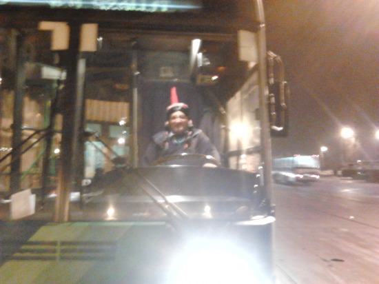 Indián vezette a BKV-buszt szilveszter éjjelén 2
