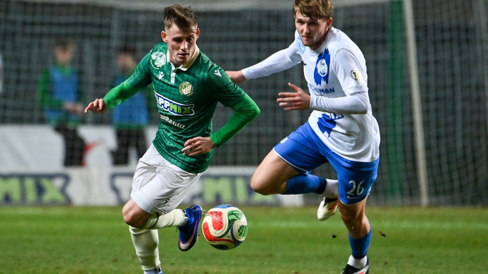 Az ETO és az MTK győri bajnokija az NB I-ben.