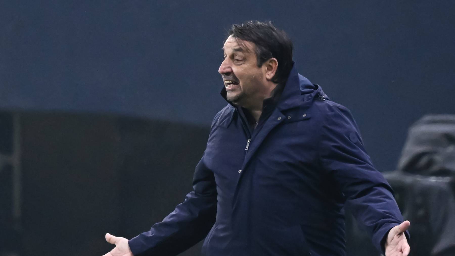 Hornyák Zsolt, a Puskás Akadémia FC vezetőedzője a labdarúgó OTP Bank Liga 19. fordulójában játszott Puskás Akadémia FC - Paksi FC mérkőzésen a felcsúti Pancho Arénában 2026. január 24-én.