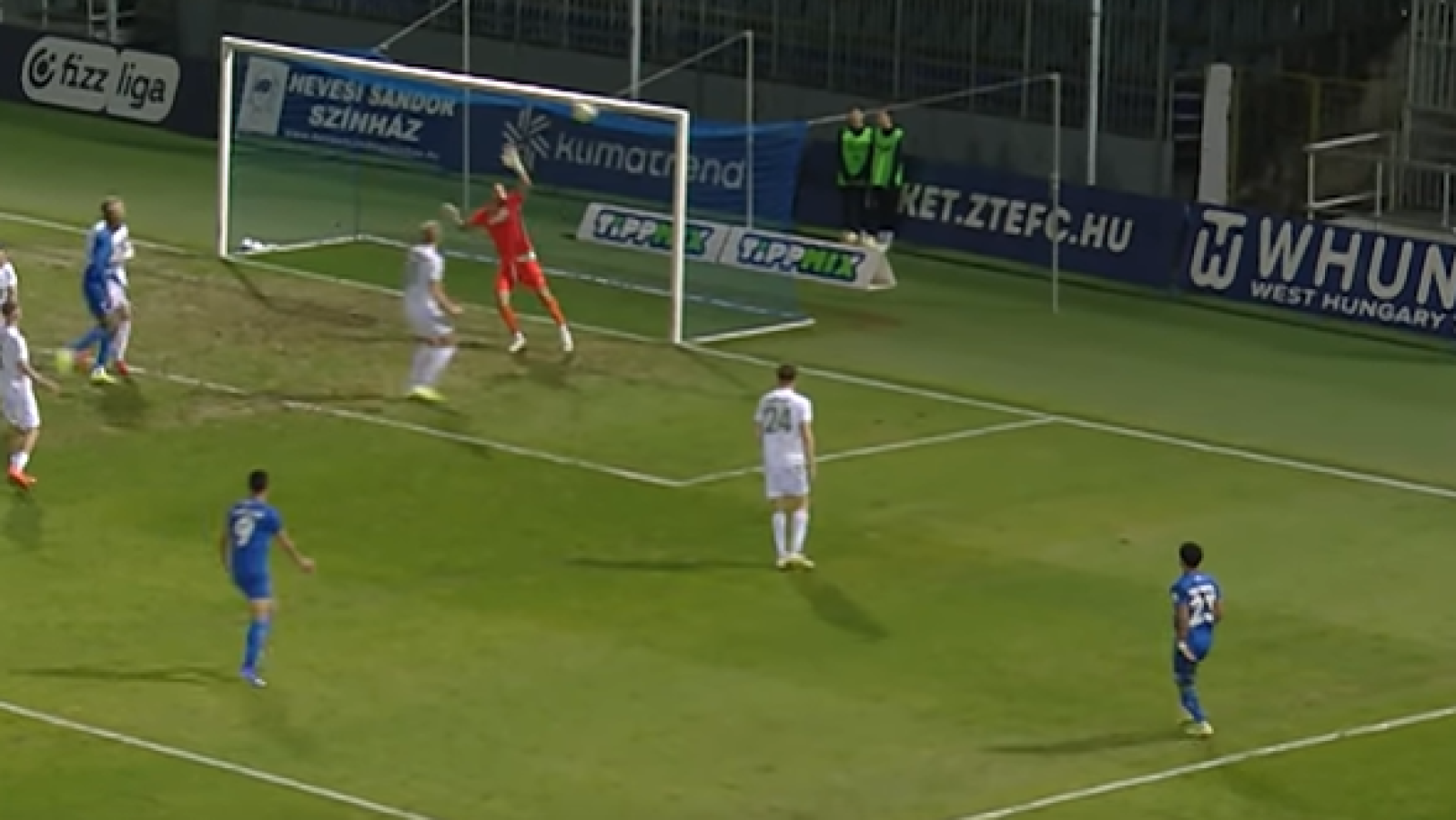 A Zalaegerszeg győztes gólja az ETO elleni bajnokin.